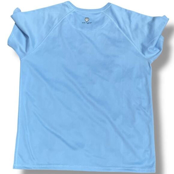 Life is Good Womens Large Tech T Shirt Top Activewear Breathe Athleisure Tee - Picture 11 of 12